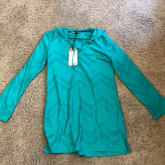 Prana Other - NWT Prana Alexia Tunic Medium Aqua Wave
